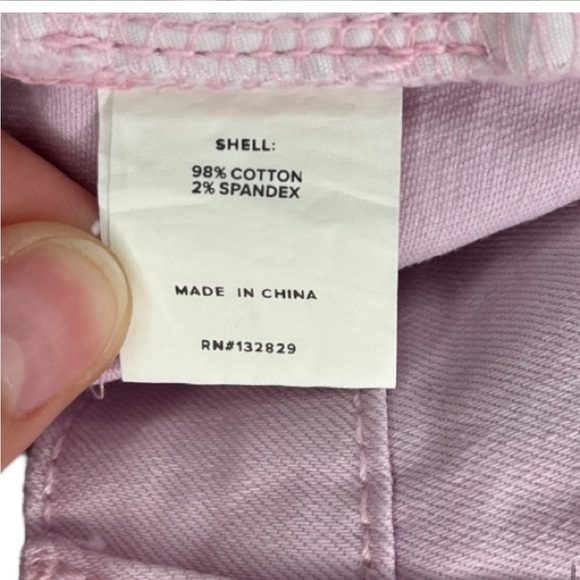 Revolve x SuperDown Pink Leola Lilac Denim Shorts - Picture 7 of 7